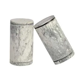 HANDTECHINDIA Handcrafted Salt and Pepper Shakers in Gray