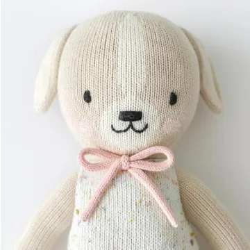 Cuddle + Kind Mia The Dog 13" Hand-Knit Doll