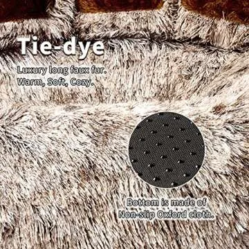 Jiupety Cute Round Calming Dog Bed of Paw Shape, Pet Large Plush Dog Donut Bed for Medium Large Breed Dog, Soft, Comfy and Cozy Doggie Bed with Bolster, Gray