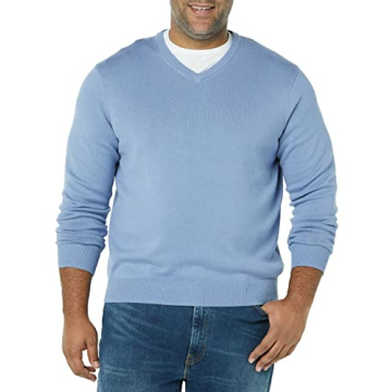 Comfortable Amazon Essentials Men's V-Neck Sweater