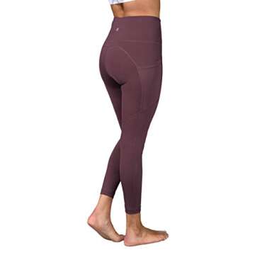 90 Degree By Reflex Power Flex Yoga Pants - High Waist Squat Proof Ankle Leggings with Pockets for Women - Hampton Port - XS