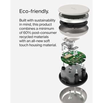 Belkin 2-in-1 MagSafe Wireless Charging Dock 15W Fast Charge iPhone Charger Compatible with iPhone 16, 15, 14, and 13 Series, AirPods, and Other MagSafe Enabled Devices, Includes Power Supply - Sand