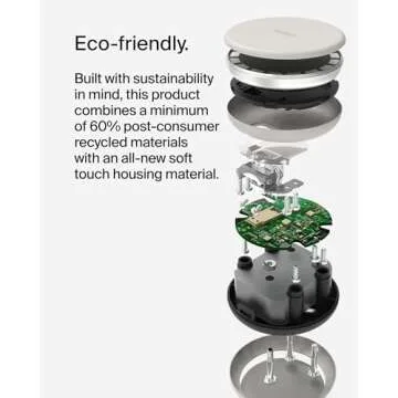 Belkin 2-in-1 MagSafe Wireless Charging Dock 15W Fast Charge iPhone Charger Compatible with iPhone 16, 15, 14, and 13 Series, AirPods, and Other MagSafe Enabled Devices, Includes Power Supply - Sand