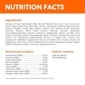 IAMS PROACTIVE HEALTH Adult Hairball Care Dry Cat Food with Chicken and Salmon Cat Kibble, 16 lb. Bag