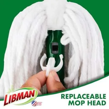 Libman Tornado Mop Kit with Refills for Easy Home Cleaning