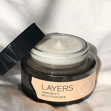 LAYERS Moisturizer | Probiotic Skincare System | Clean Beauty, Vegan, Cruelty-Free | Deeply Hydrating & Reduces Fine Lines | Increases Elasticity & Enhanced Collagen Production | 1.7oz