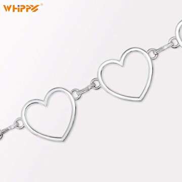 WHIPPY Metal Waist Chain Women Adjustable Body Link Belts Fashion Belly Jewelry for Jeans Dresses Silver