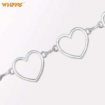 WHIPPY Metal Waist Chain Women Adjustable Body Link Belts Fashion Belly Jewelry for Jeans Dresses Silver