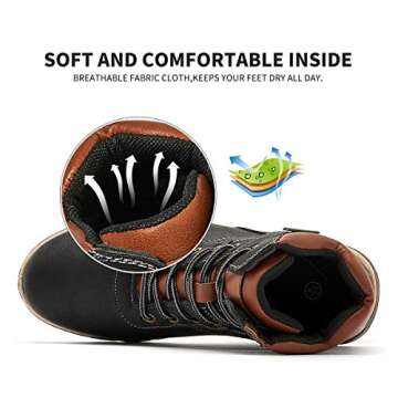 hash bubbie Women Mid Hiking Boots - Perfect for Any Trail Adventure