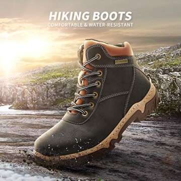 hash bubbie Women Mid Hiking Boots for Outdoor Adventures