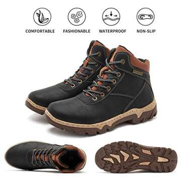 hash bubbie Women Mid Hiking Boots for Outdoor Adventures