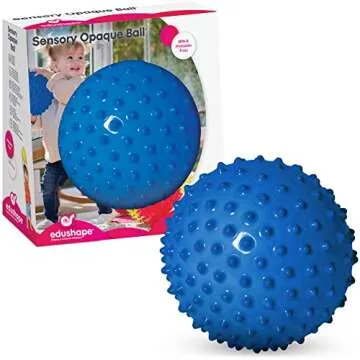 Edushape Sensory Ball - 7" Colorful Grip Ball for Babies