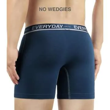 Comfortable Men's Dual Pouch Boxer Briefs - 7 Pack