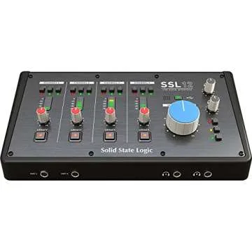 Solid State Logic SSL 12 USB Audio Interface with 32-bit Sound Quality and Plug-ins