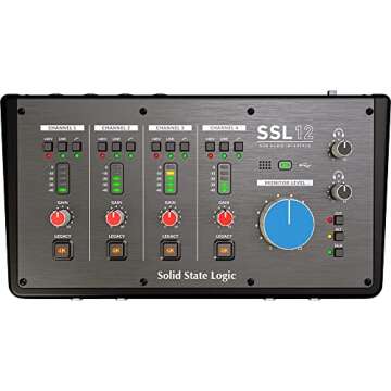 Solid State Logic SSL 12 USB Audio Interface for Professionals