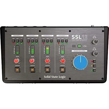 Solid State Logic SSL 12 USB Audio Interface for Professionals
