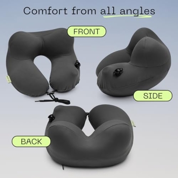 Coop Home Goods AirJustable Travel Neck Pillow for Comfort