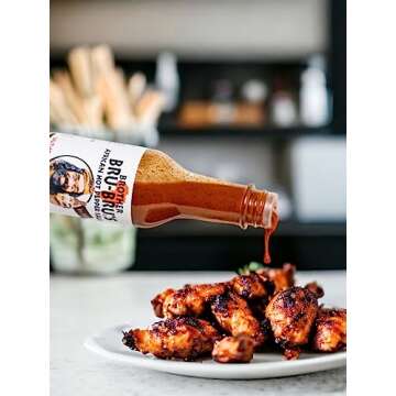 Brother Bru-Bru’s Hot Sauce – No Sodium, Salt Free, Sugar Free, Gluten Free, Vegan – African Hot Pepper Habanero Sauce, Seasoning & Spice – 5 oz (5 Ounce (Pack of 3), Habanero & African Spices)