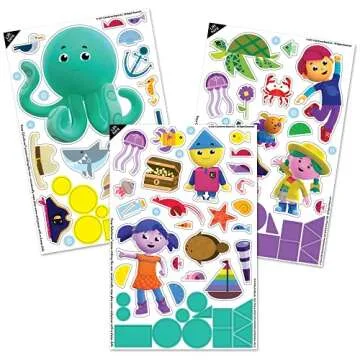 Colorforms Travel Set, Stickers for Kids – Charlie's Colorforms, Arts and Crafts, Reusable Sticker...
