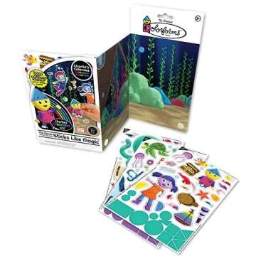 Colorforms Travel Set, Stickers for Kids – Charlie's Colorforms, Arts and Crafts, Reusable Sticker Book, Kids Stickers, Toddler Crafts, Stickers for Boys, Arts & Crafts, Craft Supplies, Ages 3+