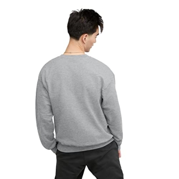 Hanes, Heavyweight Fleece Sweatshirt, Crewneck Pullover for Men, Ash, Small
