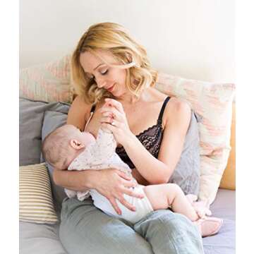 The Dairy Fairy Ayla: Underwire Nursing and Hands-Free Pumping Bra, Medium / 3, Black