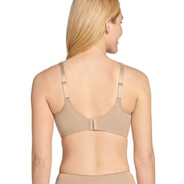 Jockey Women's Bra Forever Fit Full Coverage Molded Cup Bra, Light, L