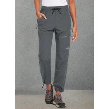 BALEAF Women's Lightweight Hiking Pants with Zip Pockets