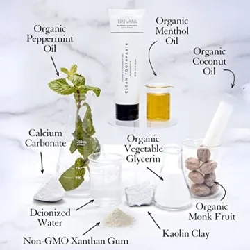 Truvani Clean Fluoride Free Toothpaste - Natural Peppermint Paste