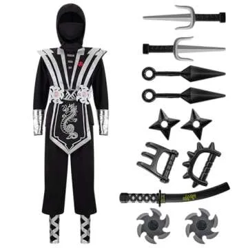 Amazing Ninja Costume for Kids with Accessories