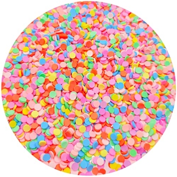 Mulutoo 100g Fake Sprinkles Resin Sprinkles Fake Candy Sprinkles Clay Sprinkles Polymer Sprinkles Po...