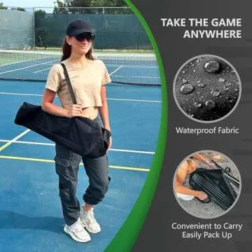 ZENY Portable Pickleball Net Set for Outdoor Fun