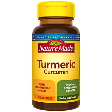 Nature Made Turmeric Curcumin 500 mg Antioxidant Supplement