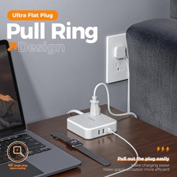 TESSAN Surge Protector Power Strip with USB Ports