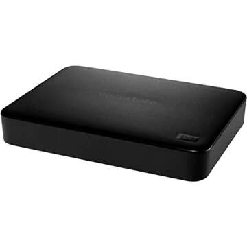 WD Easystore 4TB External USB 3.0 Portable Hard Drive WDBAJP0040BBK-WESN -Black