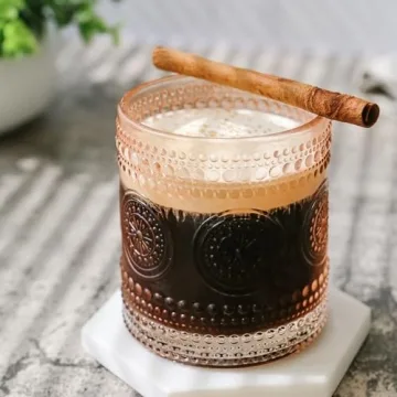 Vintage Beaded Drinking Glasses Set for Entertaining