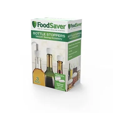 FoodSaver Bottle Stoppers to Keep Wine and Oils Fresh Longer