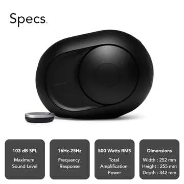 Devialet - Phantom I 103dB - High-Fidelity Wireless Speaker - Matte Black - Implosive Soundstage - Zero Distortion - Bluetooth Speaker