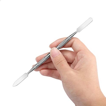 Wismee 5Pcs Stainless Steel Makeup Spatula Set for Beauty