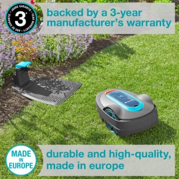 GARDENA SILENO City Robotic Lawn Mower Bluetooth 5400 Sq Ft