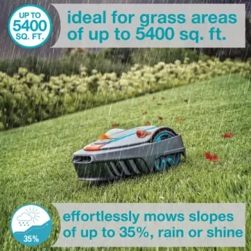 GARDENA SILENO City Robotic Lawn Mower Bluetooth 5400 Sq Ft