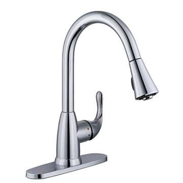 Glacier Bay Market Pull-Down Chrome Kitchen Faucet - Refurbished