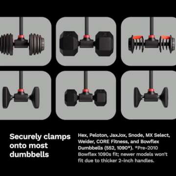Convert Dumbbells to Barbell - Jayflex Hyperbell Bar