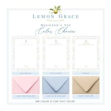 Lemon Grace Co Floral Personalized Notepad Gift