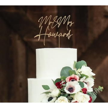 Custom Wedding Cake Toppers - Personalized Designs