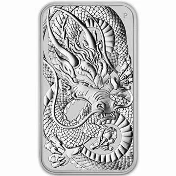 1 oz Silver Bar - Australia Perth Mint Dragon Series
