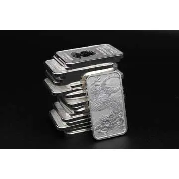 1 oz Silver Bar - Australia Perth Mint Dragon Series