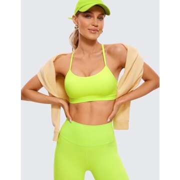 Butterluxe Women’s Padded Y Back Sports Bra for Yoga