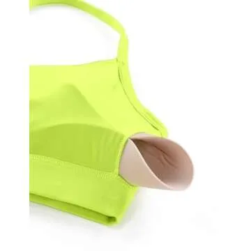 Butterluxe Women’s Padded Y Back Sports Bra for Yoga