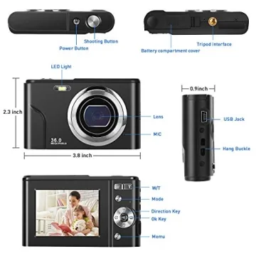 IEBRT Digital Camera for Kids and Beginners - Full HD